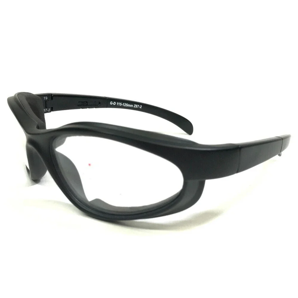 Guard-Dogs Safety Goggles Eyeglasses Frames GD 115 Matte Black Z87-2 57-19-125